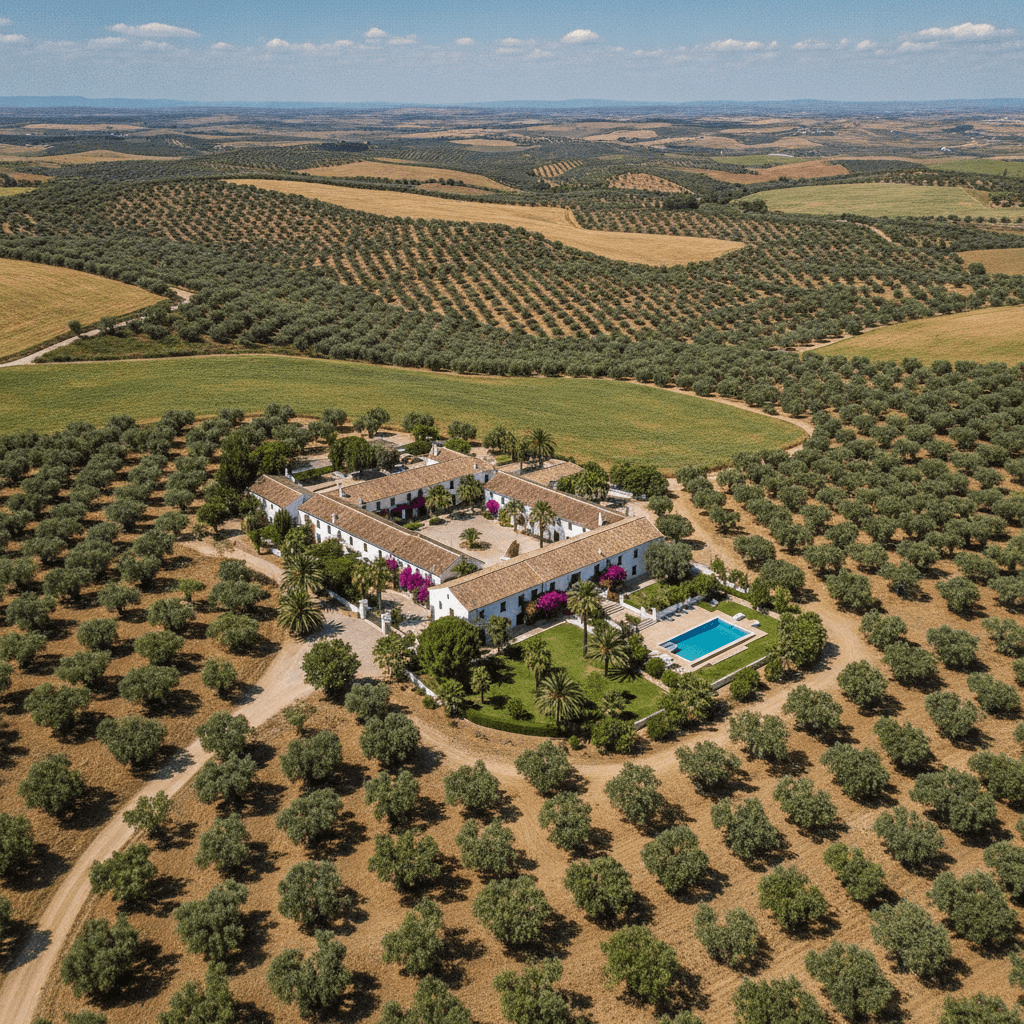 Vista aérea de Granja Dorada